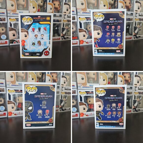Spider-Man Peter Parker Funko Pop Bundle Marvel - Picture 3 of 4
